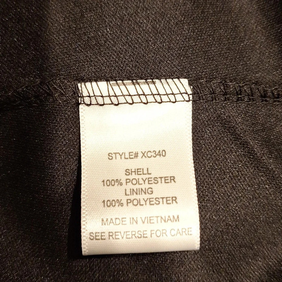 C womens Always Indigo solid black stretch lined plus size top 3X NWT - Picture 6 of 6